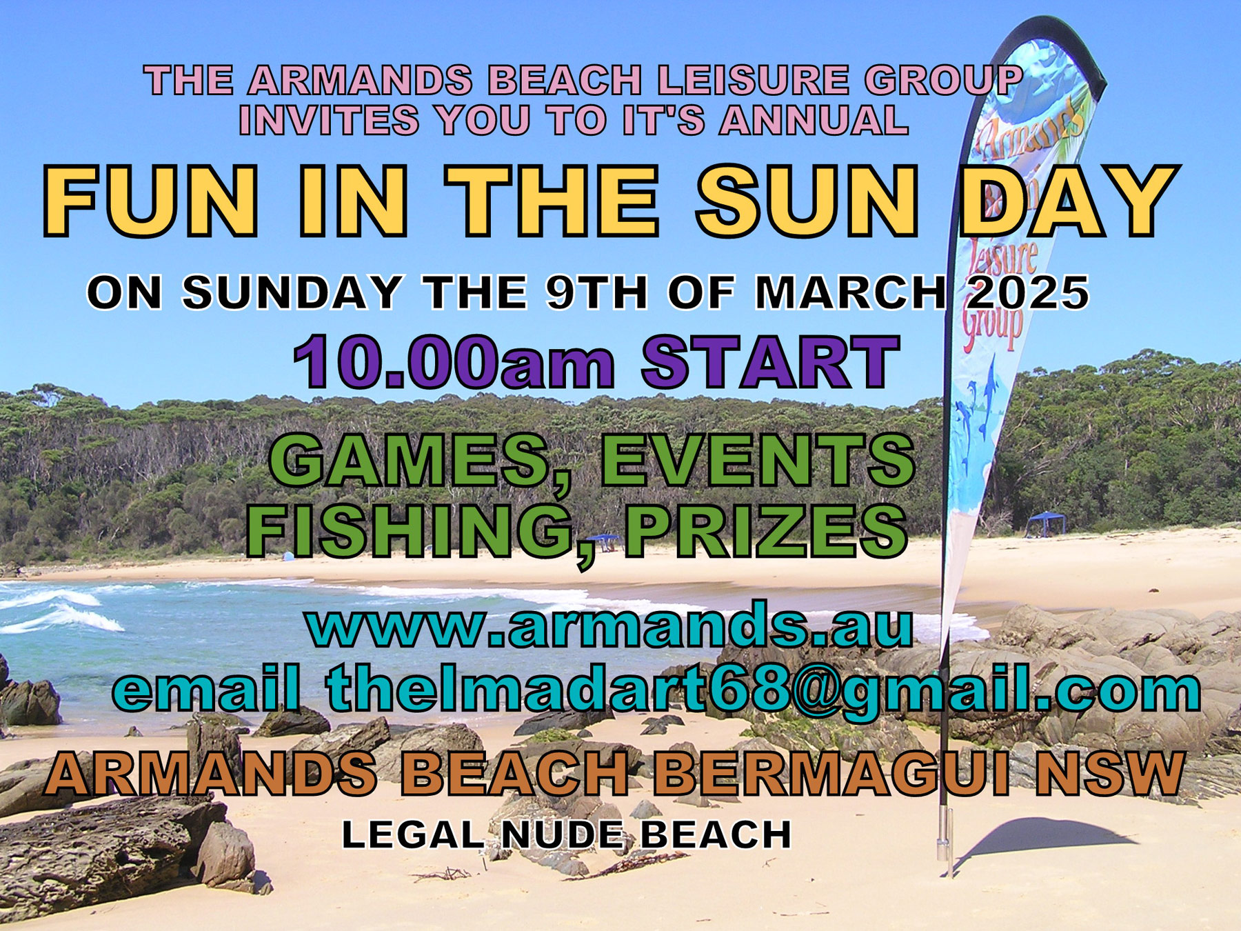 Fun in the Sun Day at Armands Bay NSW 2025
