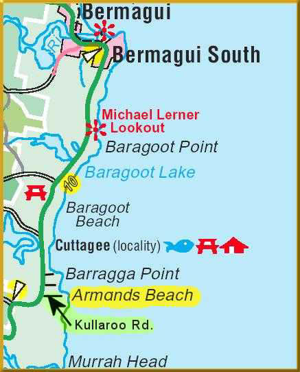 Armands Beach map and directions